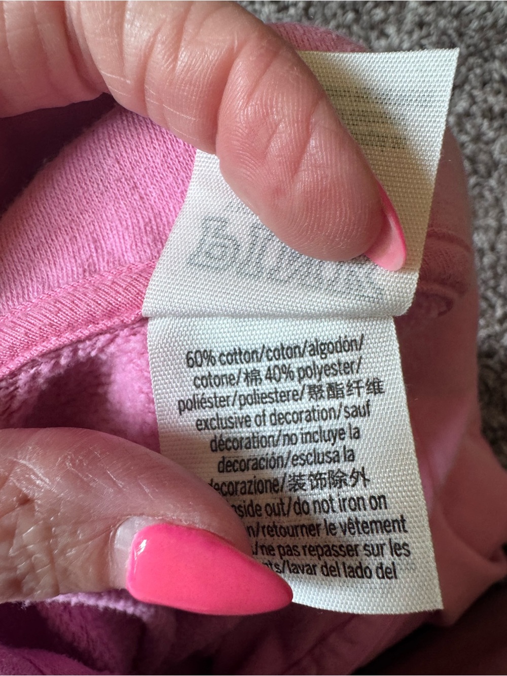 PINK Victorias Secret Fleece Pullover And Shorts Set Pink Lounge Outfit S M - Picture 13 of 16